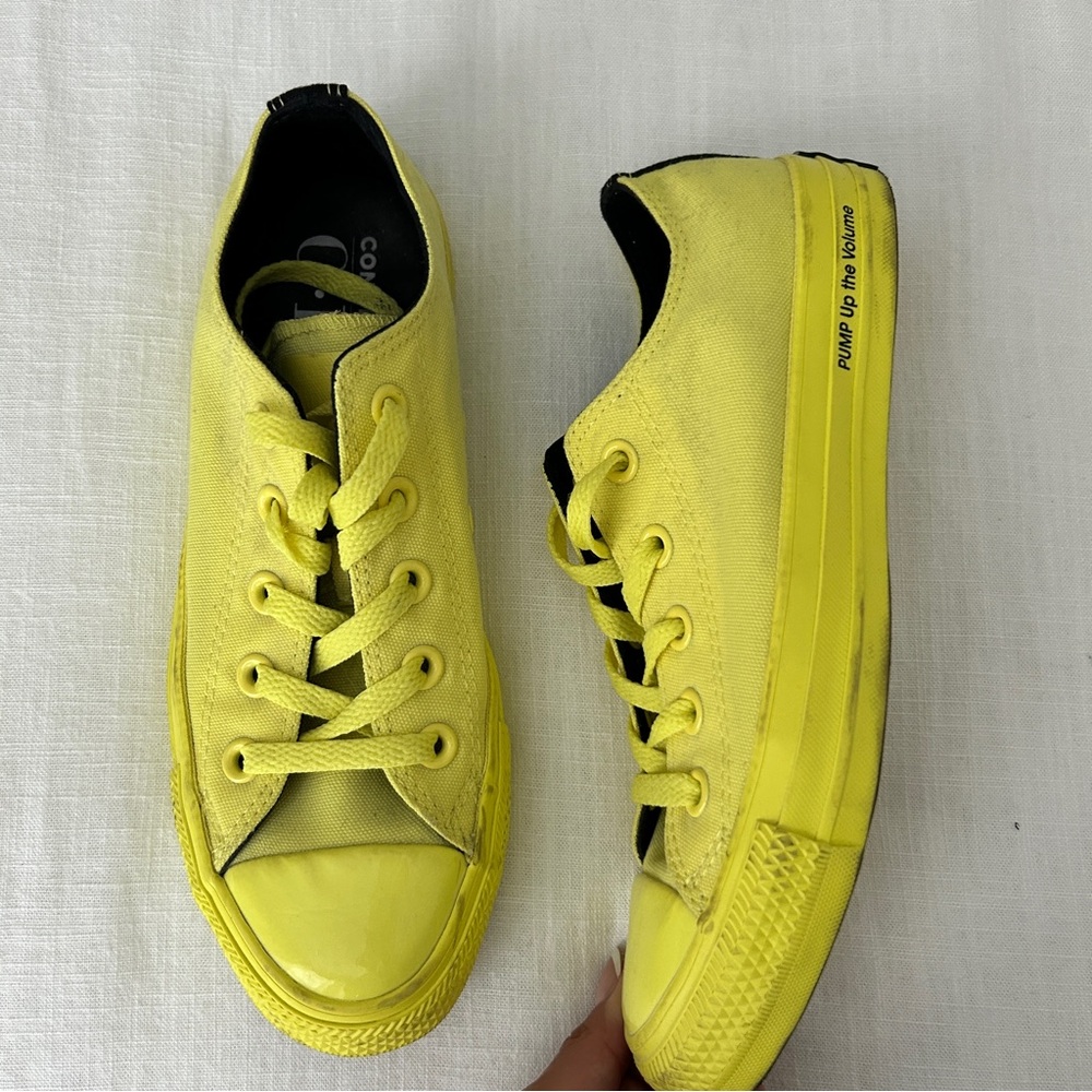 Converse Yellow Low-Top Sneakers
